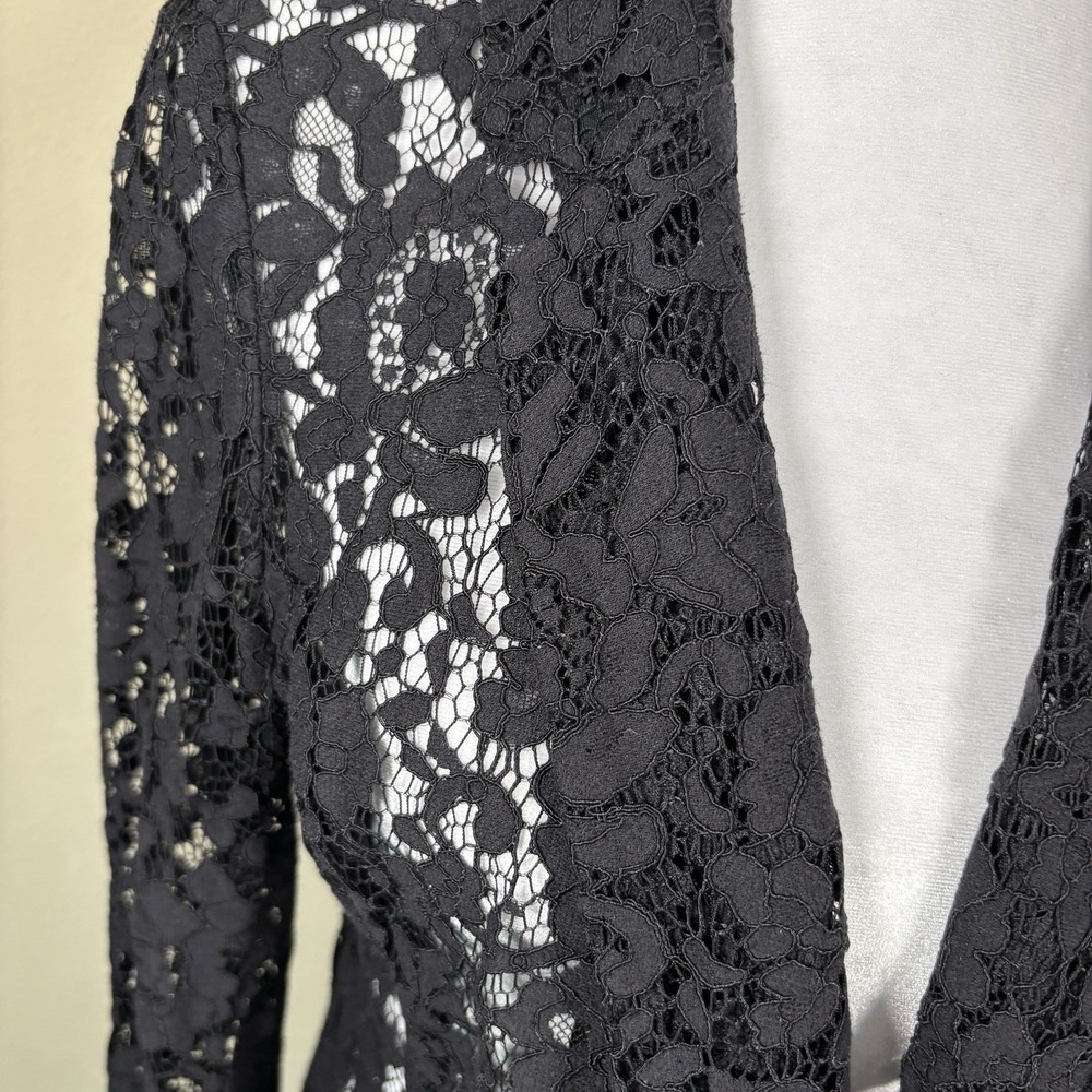 Apt 9 Black Lace Women's Topper Classy Whims Goth Gypsy Fairy Grunge - Picture 2 of 13